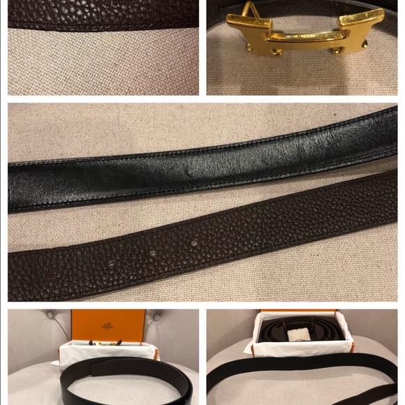 Reversible Hermès belt - Picture 6 of 8